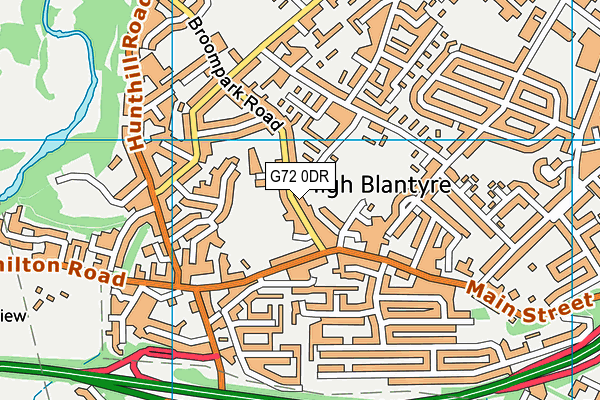 G72 0DR map - OS VectorMap District (Ordnance Survey) G72 0DR map - OS VectorMap District (Ordnance Survey)