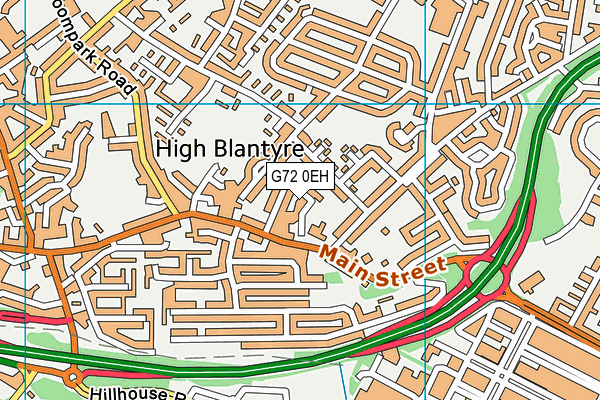 G72 0EH map - OS VectorMap District (Ordnance Survey) G72 0EH map - OS VectorMap District (Ordnance Survey)