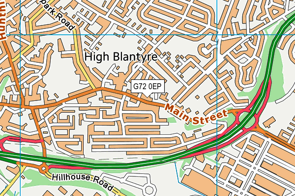 G72 0EP map - OS VectorMap District (Ordnance Survey) G72 0EP map - OS VectorMap District (Ordnance Survey)