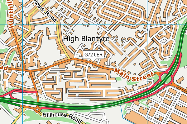G72 0ER map - OS VectorMap District (Ordnance Survey) G72 0ER map - OS VectorMap District (Ordnance Survey)