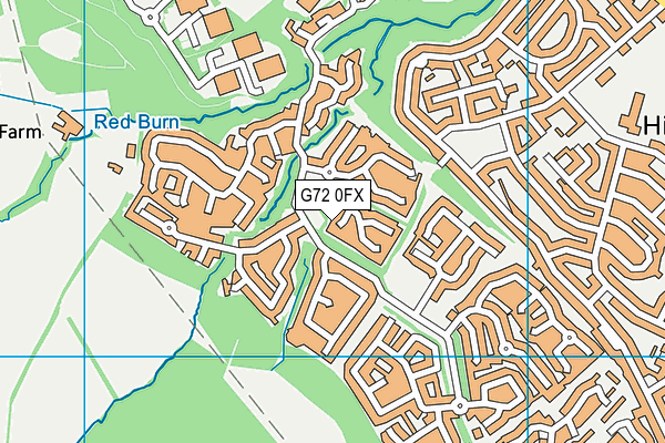 G72 0FX map - OS VectorMap District (Ordnance Survey) G72 0FX map - OS VectorMap District (Ordnance Survey)