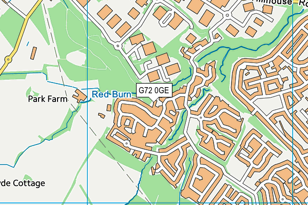 G72 0GE map - OS VectorMap District (Ordnance Survey) G72 0GE map - OS VectorMap District (Ordnance Survey)