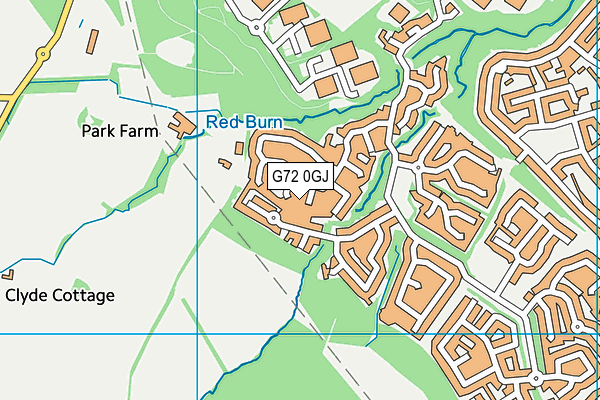 G72 0GJ map - OS VectorMap District (Ordnance Survey) G72 0GJ map - OS VectorMap District (Ordnance Survey)