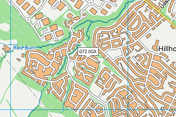 G72 0GX map - OS VectorMap District (Ordnance Survey) G72 0GX map - OS VectorMap District (Ordnance Survey)