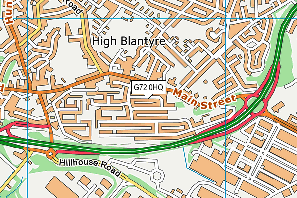 G72 0HQ map - OS VectorMap District (Ordnance Survey) G72 0HQ map - OS VectorMap District (Ordnance Survey)
