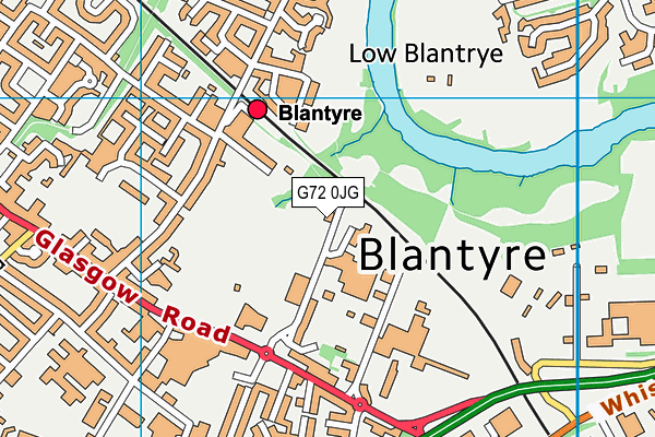 G72 0JG map - OS VectorMap District (Ordnance Survey) G72 0JG map - OS VectorMap District (Ordnance Survey)