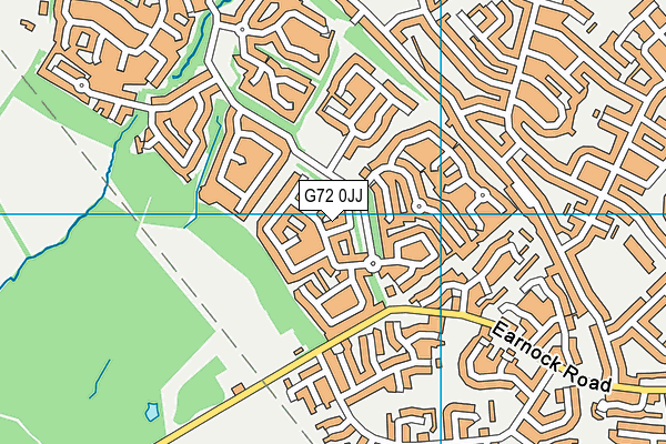 G72 0JJ map - OS VectorMap District (Ordnance Survey) G72 0JJ map - OS VectorMap District (Ordnance Survey)