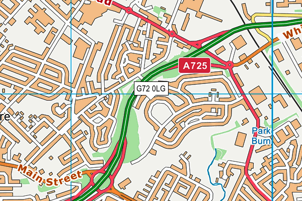 G72 0LG map - OS VectorMap District (Ordnance Survey) G72 0LG map - OS VectorMap District (Ordnance Survey)