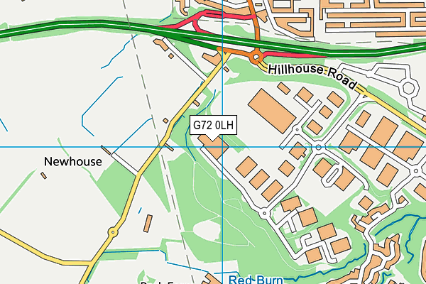 G72 0LH map - OS VectorMap District (Ordnance Survey) G72 0LH map - OS VectorMap District (Ordnance Survey)