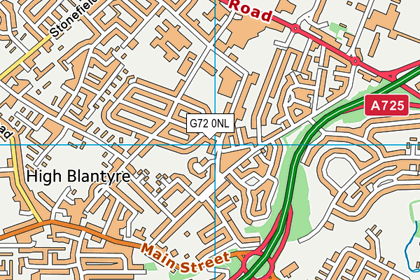 G72 0NL map - OS VectorMap District (Ordnance Survey) G72 0NL map - OS VectorMap District (Ordnance Survey)