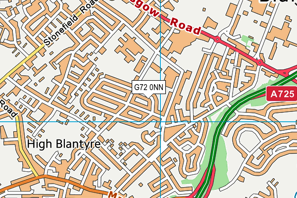 G72 0NN map - OS VectorMap District (Ordnance Survey) G72 0NN map - OS VectorMap District (Ordnance Survey)