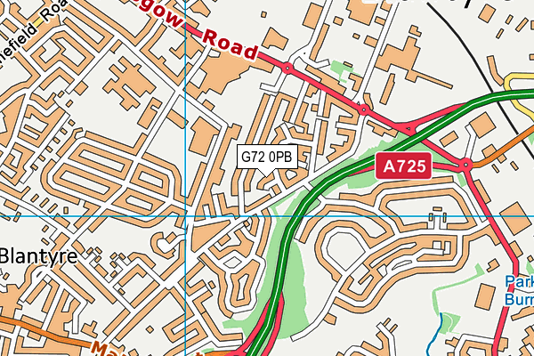 G72 0PB map - OS VectorMap District (Ordnance Survey) G72 0PB map - OS VectorMap District (Ordnance Survey)