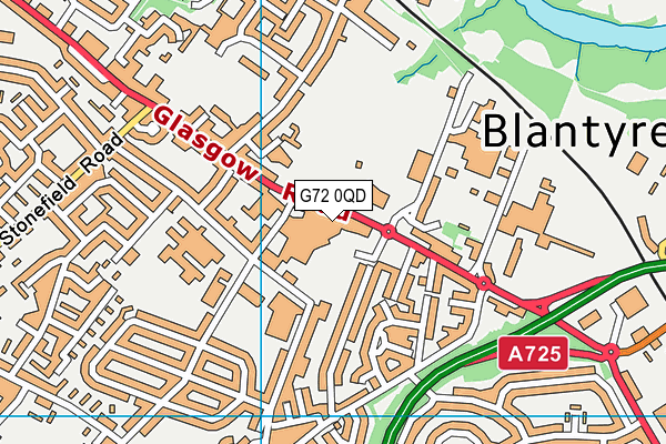 G72 0QD map - OS VectorMap District (Ordnance Survey) G72 0QD map - OS VectorMap District (Ordnance Survey)