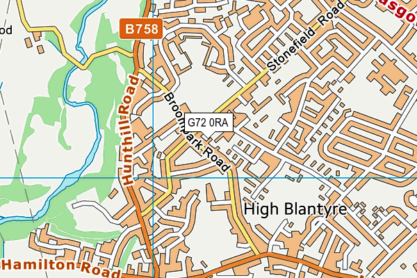 G72 0RA map - OS VectorMap District (Ordnance Survey) G72 0RA map - OS VectorMap District (Ordnance Survey)