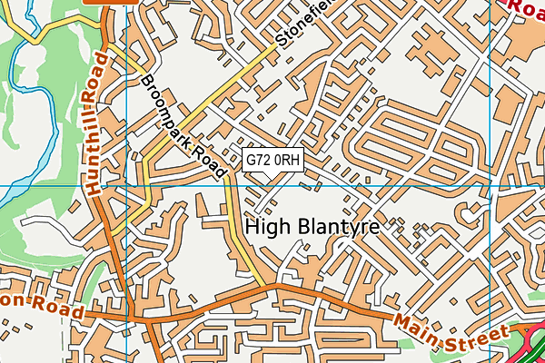 G72 0RH map - OS VectorMap District (Ordnance Survey) G72 0RH map - OS VectorMap District (Ordnance Survey)