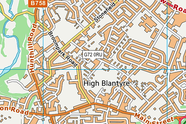 G72 0RU map - OS VectorMap District (Ordnance Survey) G72 0RU map - OS VectorMap District (Ordnance Survey)