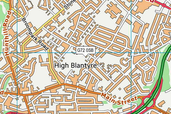 G72 0SB map - OS VectorMap District (Ordnance Survey) G72 0SB map - OS VectorMap District (Ordnance Survey)