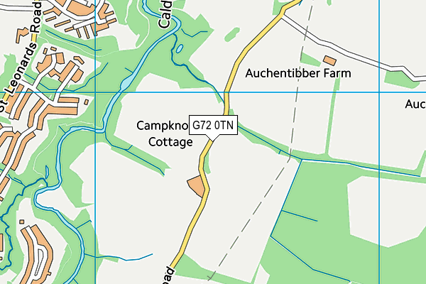 G72 0TN map - OS VectorMap District (Ordnance Survey)