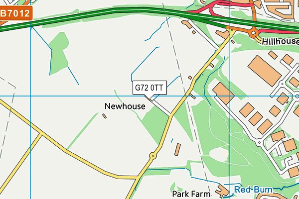 G72 0TT map - OS VectorMap District (Ordnance Survey) G72 0TT map - OS VectorMap District (Ordnance Survey)
