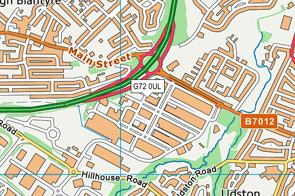 G72 0UL map - OS VectorMap District (Ordnance Survey) G72 0UL map - OS VectorMap District (Ordnance Survey)