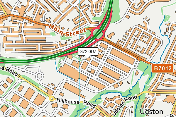 G72 0UZ map - OS VectorMap District (Ordnance Survey) G72 0UZ map - OS VectorMap District (Ordnance Survey)