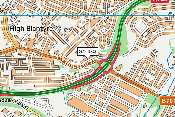 G72 0XQ map - OS VectorMap District (Ordnance Survey) G72 0XQ map - OS VectorMap District (Ordnance Survey)