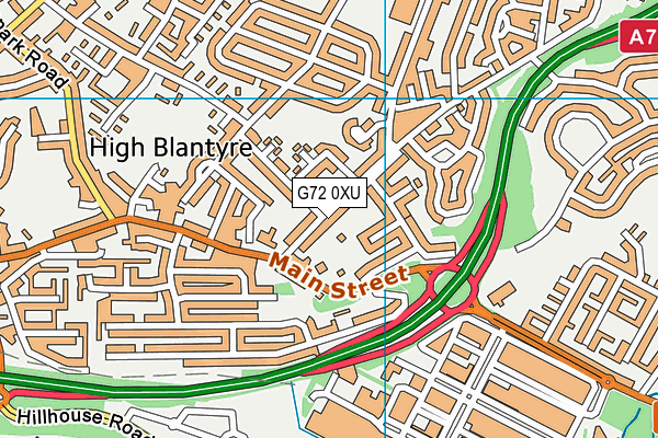 G72 0XU map - OS VectorMap District (Ordnance Survey) G72 0XU map - OS VectorMap District (Ordnance Survey)