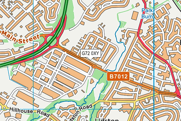 G72 0XY map - OS VectorMap District (Ordnance Survey) G72 0XY map - OS VectorMap District (Ordnance Survey)