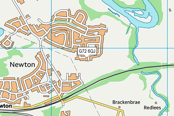 G72 6QJ map - OS VectorMap District (Ordnance Survey) G72 6QJ map - OS VectorMap District (Ordnance Survey)