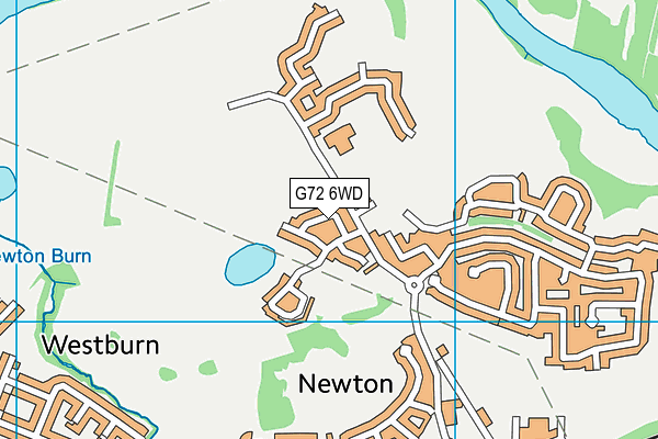 G72 6WD map - OS VectorMap District (Ordnance Survey) G72 6WD map - OS VectorMap District (Ordnance Survey)
