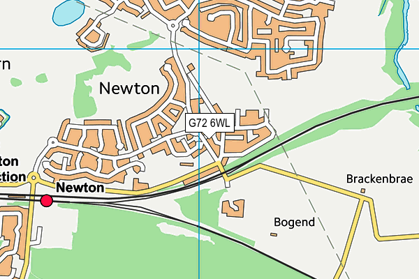G72 6WL map - OS VectorMap District (Ordnance Survey) G72 6WL map - OS VectorMap District (Ordnance Survey)