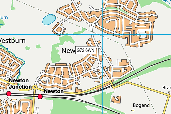 G72 6WN map - OS VectorMap District (Ordnance Survey) G72 6WN map - OS VectorMap District (Ordnance Survey)