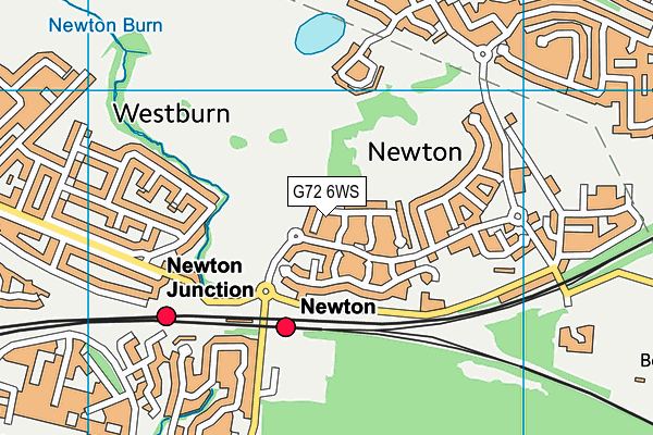 G72 6WS map - OS VectorMap District (Ordnance Survey) G72 6WS map - OS VectorMap District (Ordnance Survey)