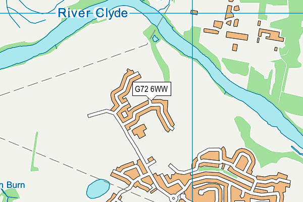 G72 6WW map - OS VectorMap District (Ordnance Survey) G72 6WW map - OS VectorMap District (Ordnance Survey)