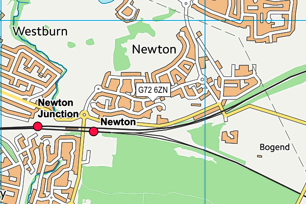 G72 6ZN map - OS VectorMap District (Ordnance Survey) G72 6ZN map - OS VectorMap District (Ordnance Survey)
