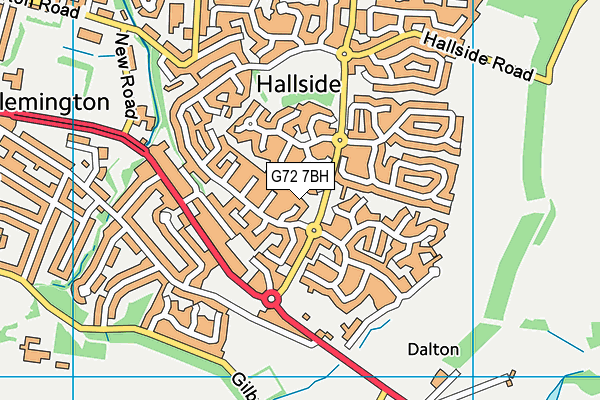 G72 7BH map - OS VectorMap District (Ordnance Survey) G72 7BH map - OS VectorMap District (Ordnance Survey)