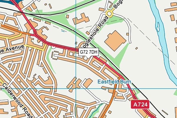 G72 7DH map - OS VectorMap District (Ordnance Survey) G72 7DH map - OS VectorMap District (Ordnance Survey)