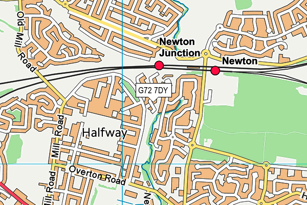 G72 7DY map - OS VectorMap District (Ordnance Survey) G72 7DY map - OS VectorMap District (Ordnance Survey)