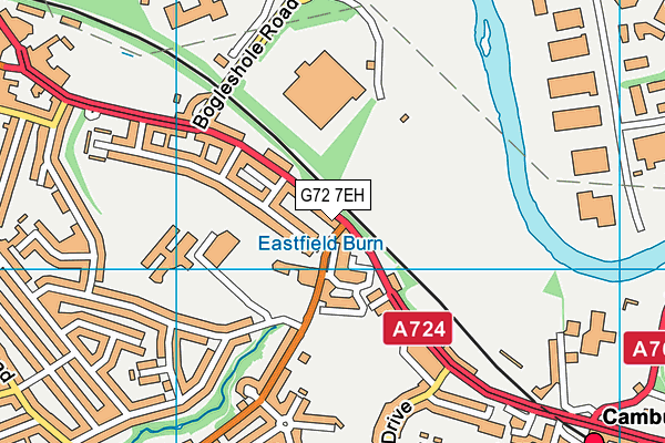 G72 7EH map - OS VectorMap District (Ordnance Survey) G72 7EH map - OS VectorMap District (Ordnance Survey)
