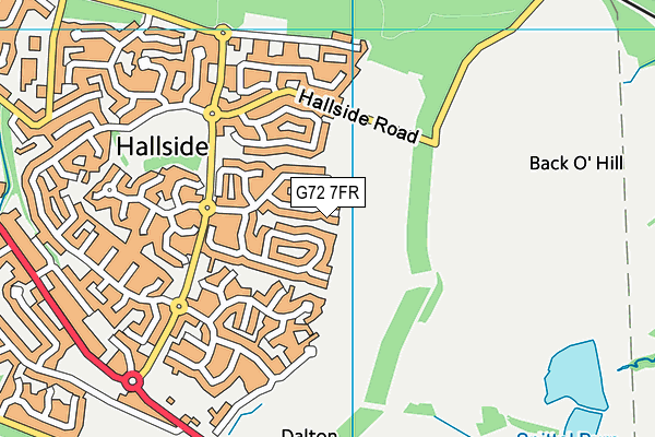 G72 7FR map - OS VectorMap District (Ordnance Survey) G72 7FR map - OS VectorMap District (Ordnance Survey)