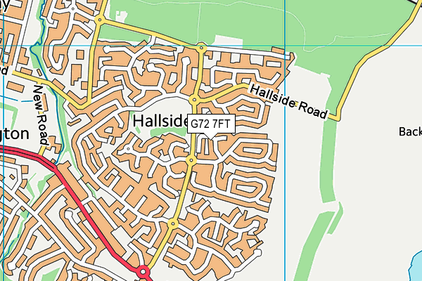 G72 7FT map - OS VectorMap District (Ordnance Survey) G72 7FT map - OS VectorMap District (Ordnance Survey)