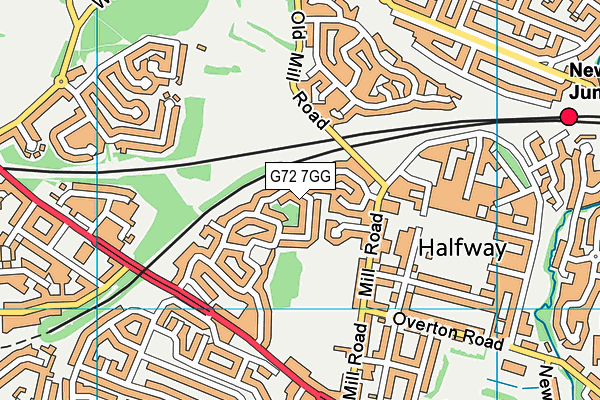 G72 7GG map - OS VectorMap District (Ordnance Survey) G72 7GG map - OS VectorMap District (Ordnance Survey)