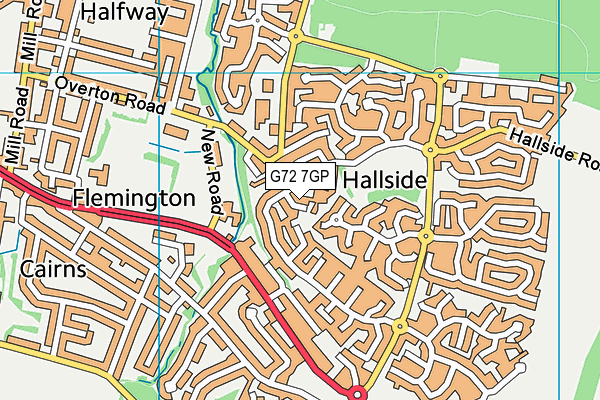 G72 7GP map - OS VectorMap District (Ordnance Survey) G72 7GP map - OS VectorMap District (Ordnance Survey)
