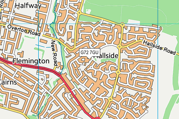 G72 7GU map - OS VectorMap District (Ordnance Survey) G72 7GU map - OS VectorMap District (Ordnance Survey)