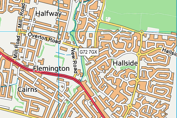 G72 7GX map - OS VectorMap District (Ordnance Survey) G72 7GX map - OS VectorMap District (Ordnance Survey)