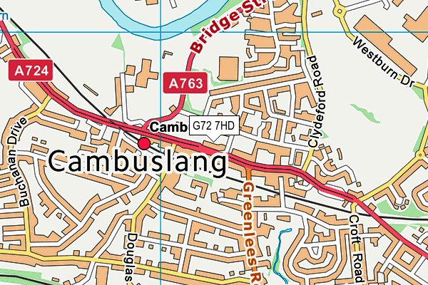 G72 7HD map - OS VectorMap District (Ordnance Survey) G72 7HD map - OS VectorMap District (Ordnance Survey)