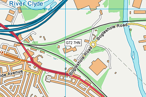 G72 7HN map - OS VectorMap District (Ordnance Survey) G72 7HN map - OS VectorMap District (Ordnance Survey)