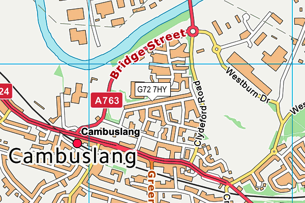 G72 7HY map - OS VectorMap District (Ordnance Survey) G72 7HY map - OS VectorMap District (Ordnance Survey)