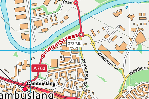 G72 7JU map - OS VectorMap District (Ordnance Survey) G72 7JU map - OS VectorMap District (Ordnance Survey)