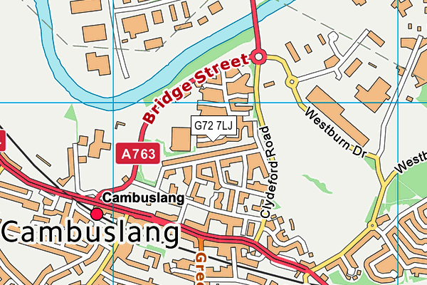 G72 7LJ map - OS VectorMap District (Ordnance Survey) G72 7LJ map - OS VectorMap District (Ordnance Survey)